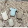 Pastel Dieren Silicone Bad speeltjes