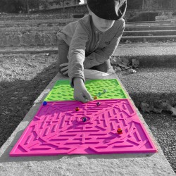 Knikker Spel Plank Roze
