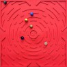 Knikker spel plank rood