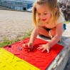 Knikker spel plank rood