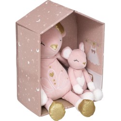 mama en Baby Muis Pluchen Doos
