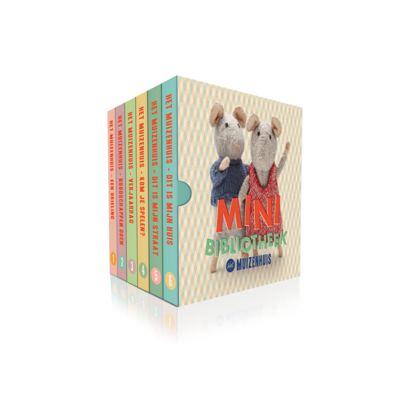 Kinderboekjes - Mini Bibliotheek (Dutch)- Het Muizenhuis Kinderboekjes - Mini Bibliotheek (Dutch)- Het Muizenhuis