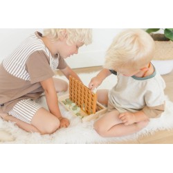 Houten vier op een rij