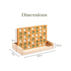 Houten vier op een rij