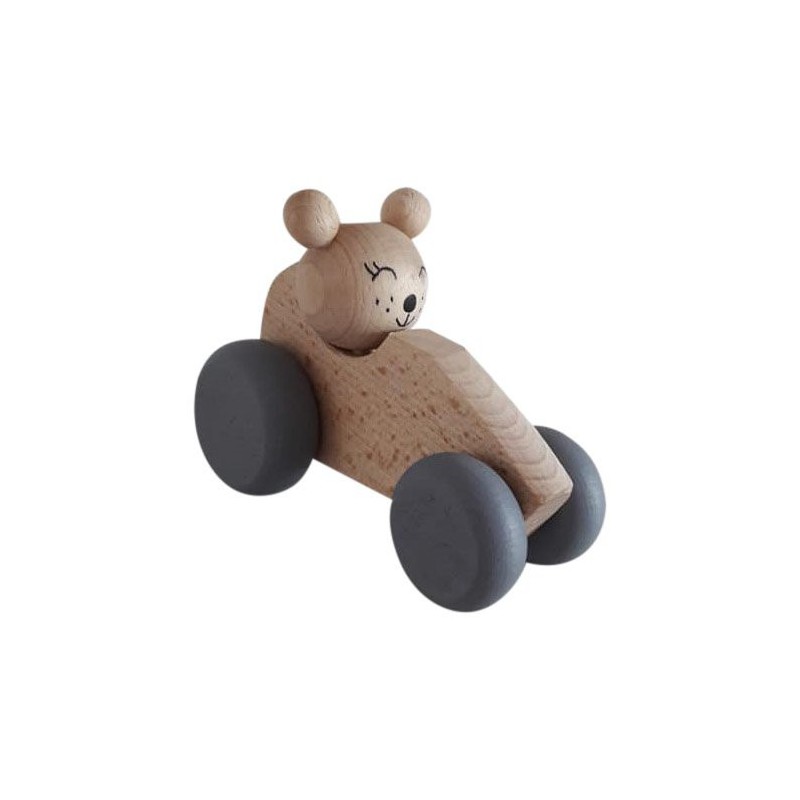 houten beer in auto houten beer in auto