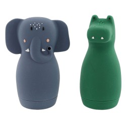 Badspeelgoed Squeezy Dieren - Mrs. Elephant & Mr Crocodile