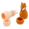 Badspeelgoed Squeezy Dieren - Mrs. Rabbit & Mr. Fox