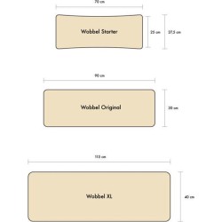 Wobbel Starter Transparant kleur Vilt bos
